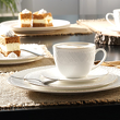 Spodek pod filiżankę porcelanowy ROMA GOLD 4