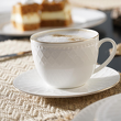 Spodek pod filiżankę porcelanowy ROMA GOLD 7