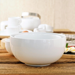 Serwis obiadowy porcelanowy na 12 osób PLUS WHITE 5