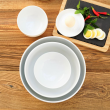 Serwis obiadowy porcelanowy na 12 osób PLUS WHITE 14