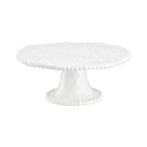 Patera na ciasto porcelanowa 27 cm MESTIERE WHITE