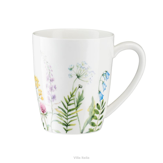 nowoczesny kubek w kwiaty