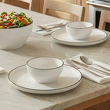 Serwis obiadowy porcelanowy dla 6 osób STELLA 