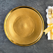 Komplet talerzy złotych 25 cm 6 sztuk OTELLO Gold 2