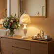 porcelanowa lampa do salonu i sypialni