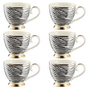 Zestaw kubków porcelanowych 450 ml 6 sztuk AFRICA