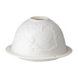 Lampion porcelanowy na tealight 8 cm KWIATY 1