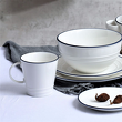 Zestaw kubków porcelanowych 350 ml 6 sztuk NOSTALGIA 2
