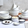 elegancki zestaw śniadaniowy na stół - porcelana Villa Italia