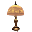 Lampa porcelanowa 60 cm Konie 1