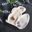 Talerz wielkanocny Zając z pisanką 23 cm BUNNY 1