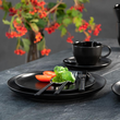 Komplet filiżanek czarnych 240 ml 6 sztuk BLACK ONYX 1