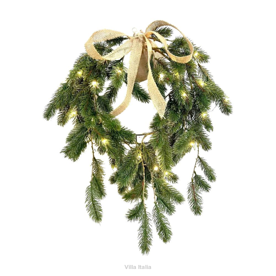 Elegancki stroik do salonu z oświetleniem