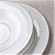 Półmisek owalny porcelanowy platynowa linia 30,5 cm MUREN platin  2