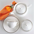 porcelana kostna z platynową linią