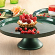 Patera na tort szklana zielona 28 cm MARISA 5