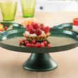Patera na tort szklana zielona 28 cm MARISA 4