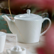 Dzbanek do herbaty porcelanowy 1,3 litra BARI WHITE 1