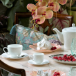 Dzbanek do herbaty porcelanowy 1,3 litra BARI WHITE 4