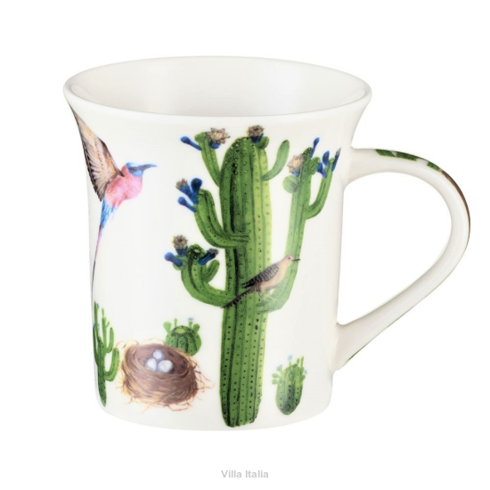 Kubek porcelanowy dekorowany 280 ml MEXICO