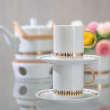 Filiżanka do espresso porcelanowa 100 ml ze spodkiem GAJA 4