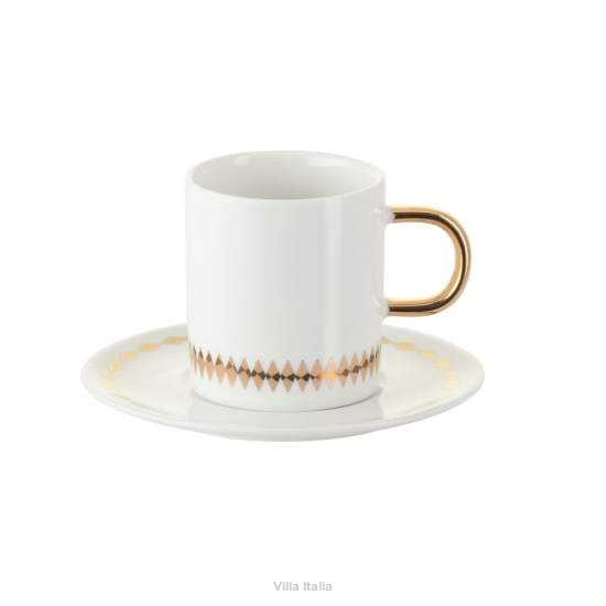 Filiżanka do espresso porcelanowa 100 ml ze spodkiem GAJA