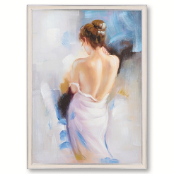Obraz na płótnie Kobieta 50 x 70 cm w ramie