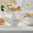 Cukiernica porcelanowa złota linia MESYNA GOLD 2