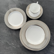 Zestaw obiadowo kawowy dla 1 osoby porcelanowy UNICO 150 2