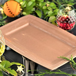 Półmisek prostokątny ceramiczny ciemny beż