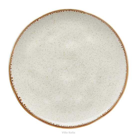 talerz ceramiczny beżowy