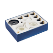 Serwis kawowy na 6 osób porcelanowy Zestaw prezentowy BLUE VELVET 8
