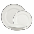 Komplet talerzy porcelanowych na 6 osób BONITA BLACK 4