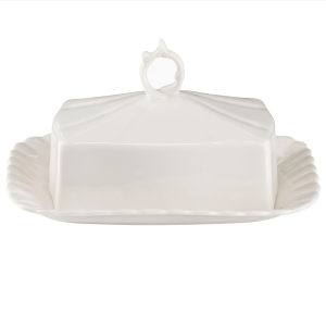 Maselnica porcelanowa 15x20 cm CLARA Ivory