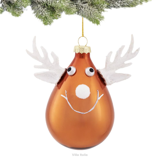 smieszna bombka renifer
