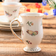 Kubek porcelanowy LEDA Ivory w pudełku prezentowym 8