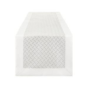 Bieżnik biały 45 x 160 cm BEATE