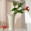 Wazon porcelanowy ażurowy 25 cm CLARA Ivory 1