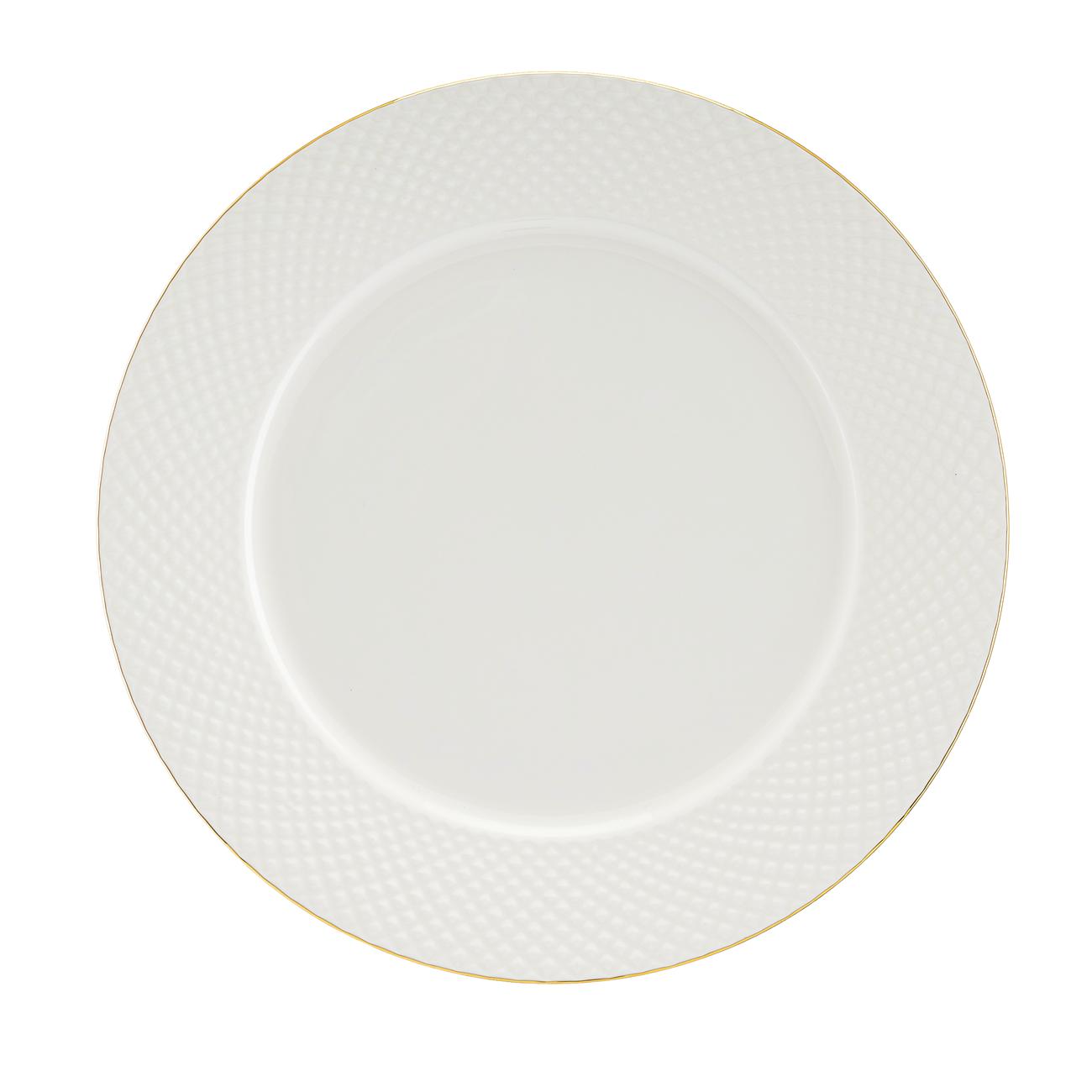 Talerz płytki porcelanowy 27 cm BARI GOLD