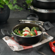 Garnek niski z pokrywką 24 cm PRATICA PLUS 2
