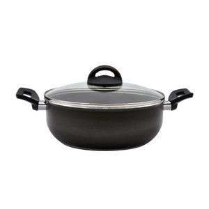 Garnek niski z pokrywką 24 cm PRATICA PLUS