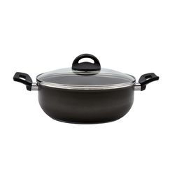 Garnek niski z pokrywką 24 cm PRATICA PLUS