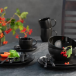 Serwis do kawy czarny na 12 osób BLACK ONYX 5