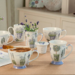 Kubek porcelanowy dekorowany 280 ml LAWENDA1 1