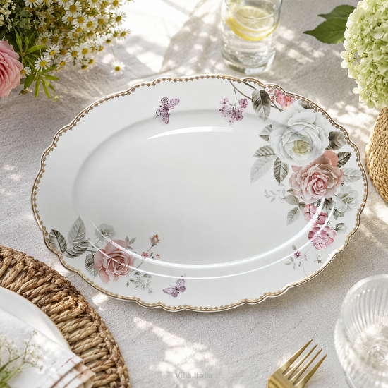 Półmisek  owalny 36 cm porcelanowy UNICO 28