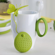 Kubek porcelanowy 350 ml z zielonym uchem SUNNY 1