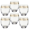 Zestaw szklanek 430 ml 6 sztuk VOLARE GOLD 4