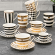 Kubek porcelanowy 310 ml PIERROT gold 2