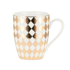 Kubek porcelanowy 310 ml PIERROT gold