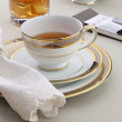 Talerzyk deserowy śniadaniowy porcelanowy 21 cm RENESANS 6